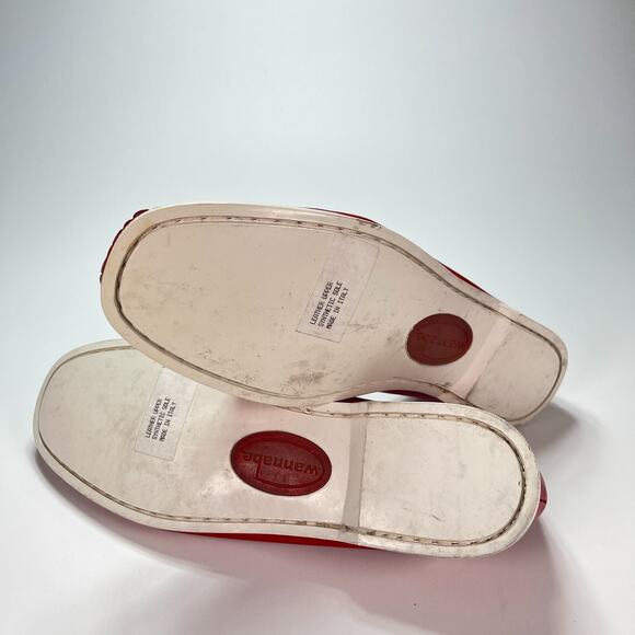 Wannabe Patrick Cox Red Patent Leather Slip-On Casual Loafer Shoes Women Size 40 - Picture 10 of 11